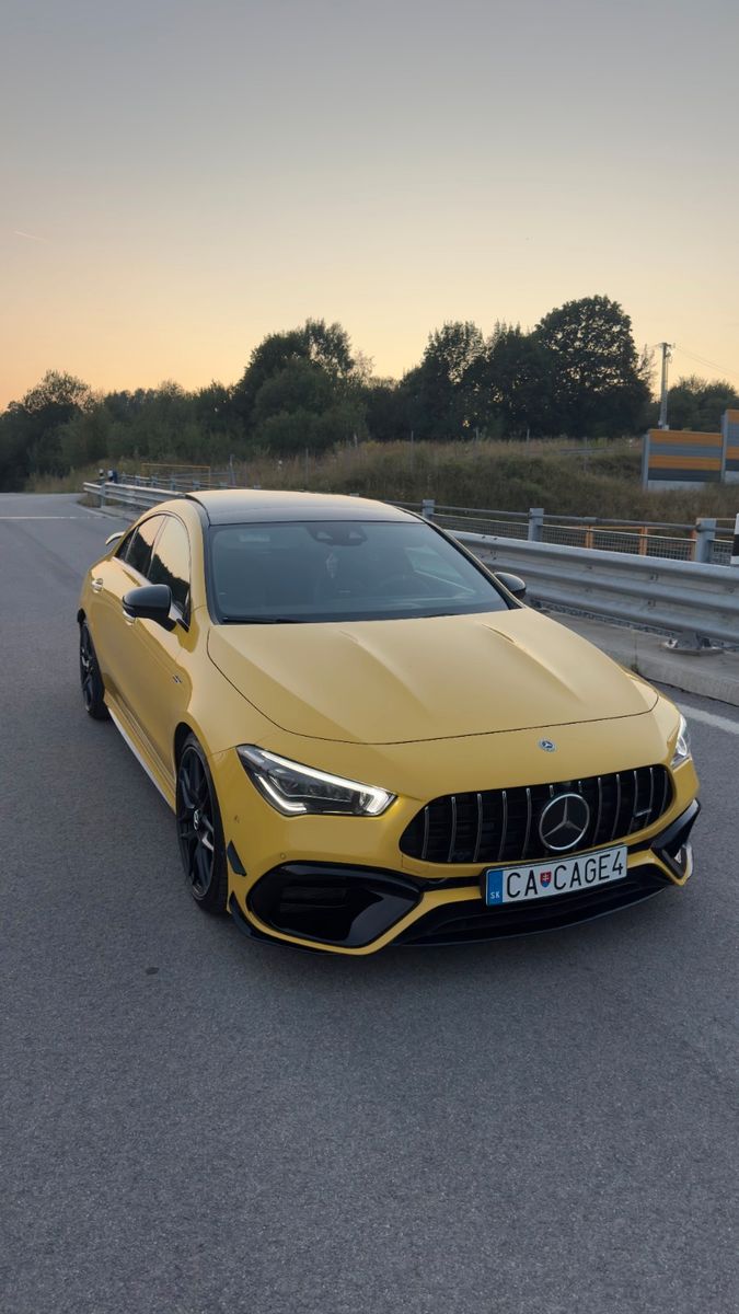 Mercedes-Benz CLA 45 AMG 2022 г. Жёлтый, пробег 45400 км