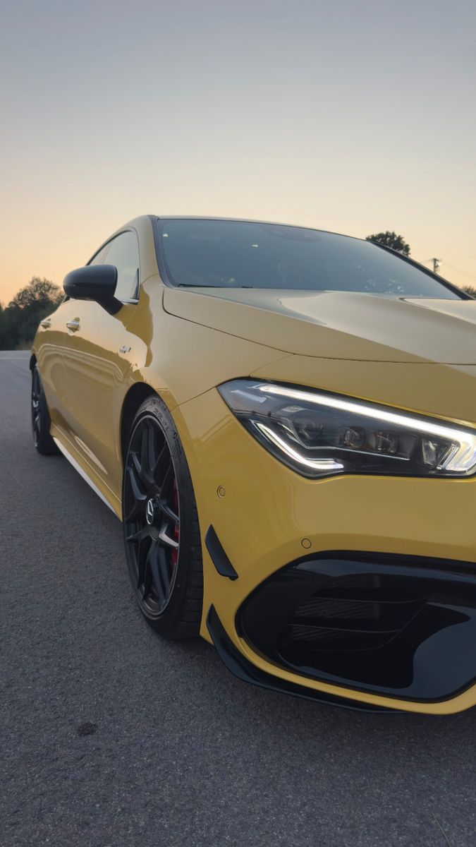 Mercedes-Benz CLA 45 AMG 2022 г. Жёлтый, пробег 45400 км