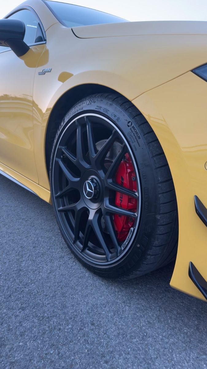 Mercedes-Benz CLA 45 AMG 2022 г. Жёлтый, пробег 45400 км