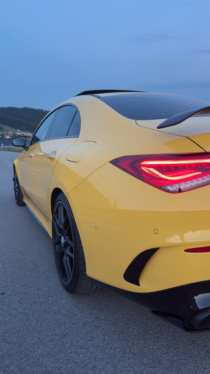 Mercedes-Benz CLA 45 AMG 2022 г. Жёлтый, пробег 45400 км