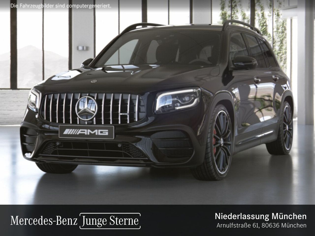 Mercedes-Benz GLB 35 AMG 2022 г. Чёрный, пробег 48123 км