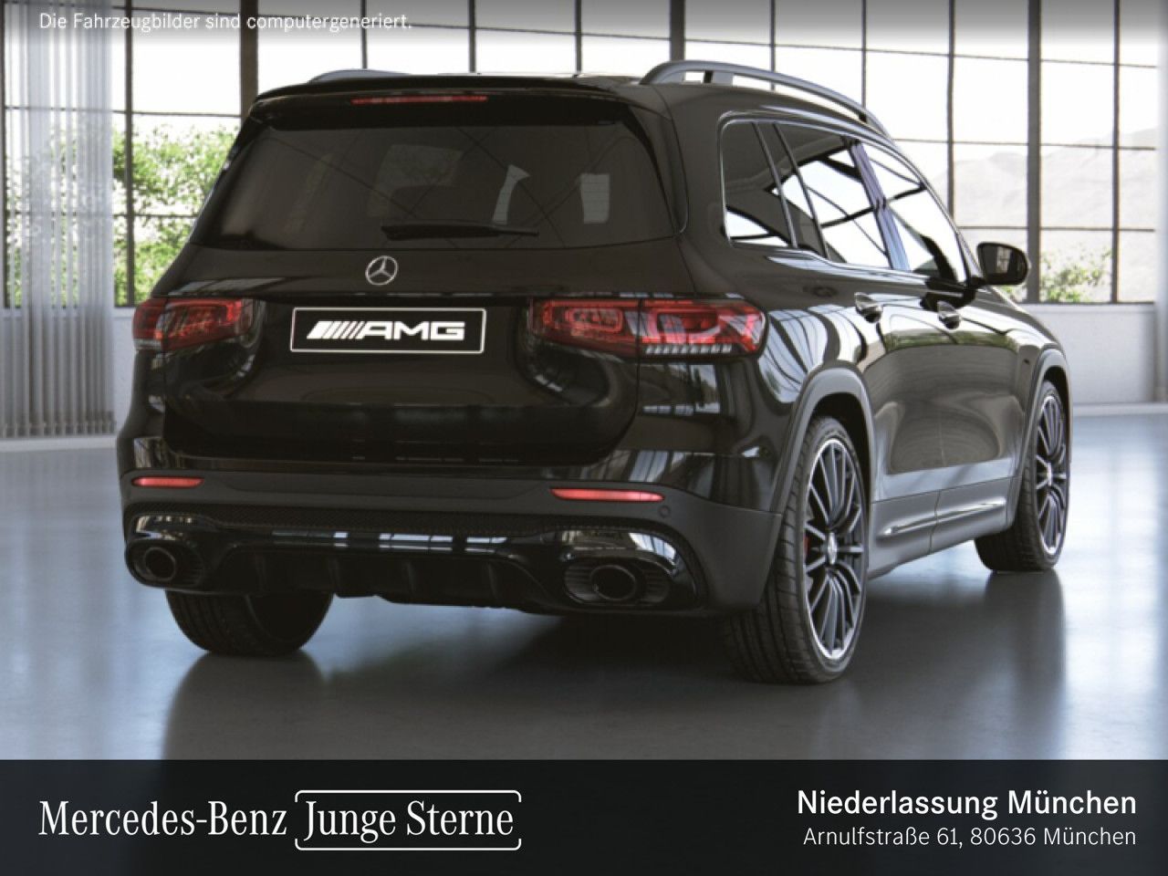 Mercedes-Benz GLB 35 AMG 2022 г. Чёрный, пробег 48123 км
