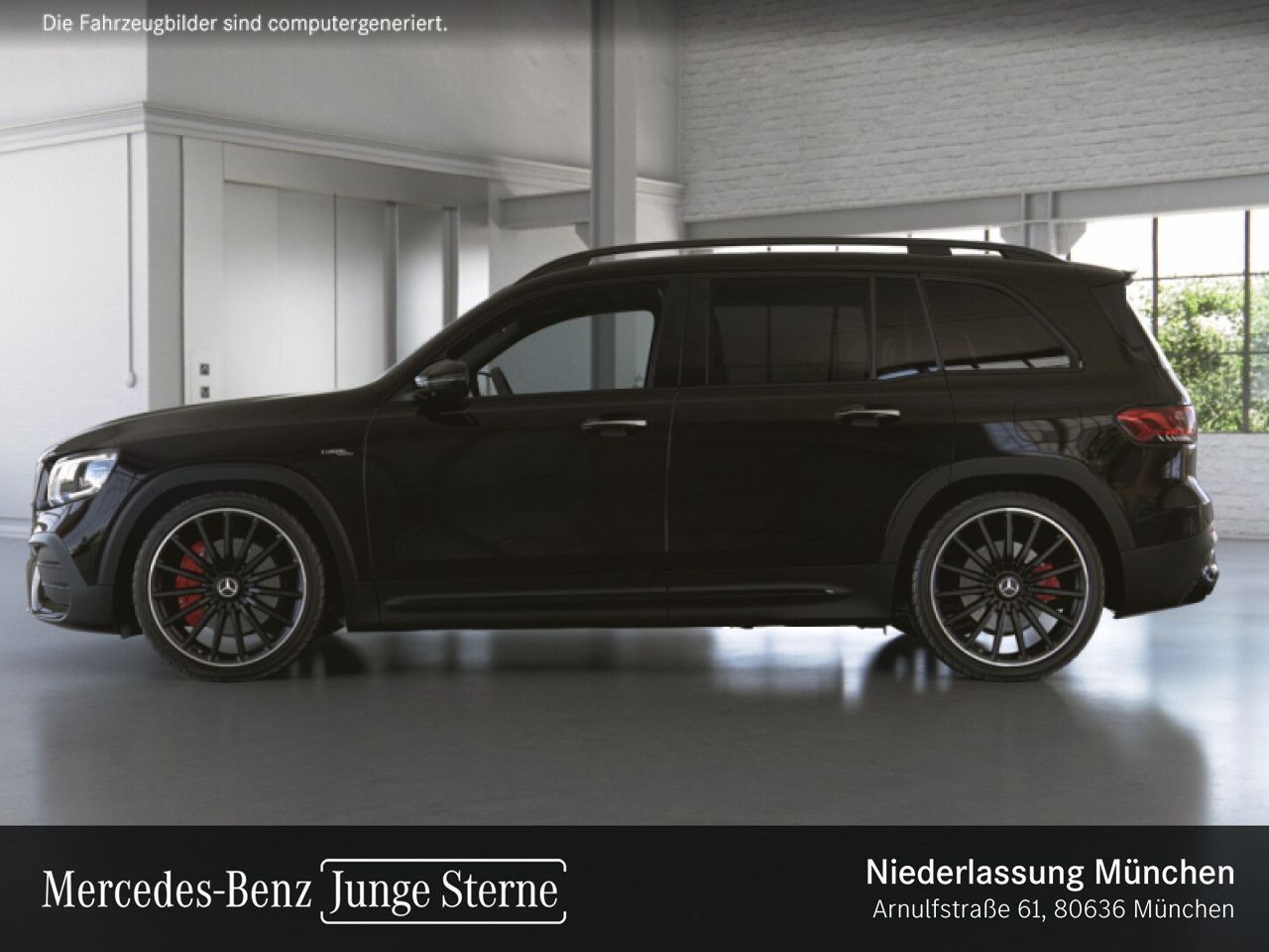 Mercedes-Benz GLB 35 AMG 2022 г. Чёрный, пробег 48123 км