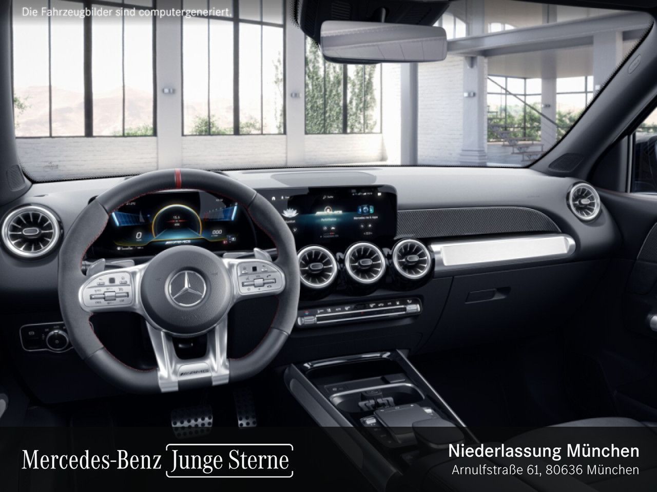 Mercedes-Benz GLB 35 AMG 2022 г. Чёрный, пробег 48123 км
