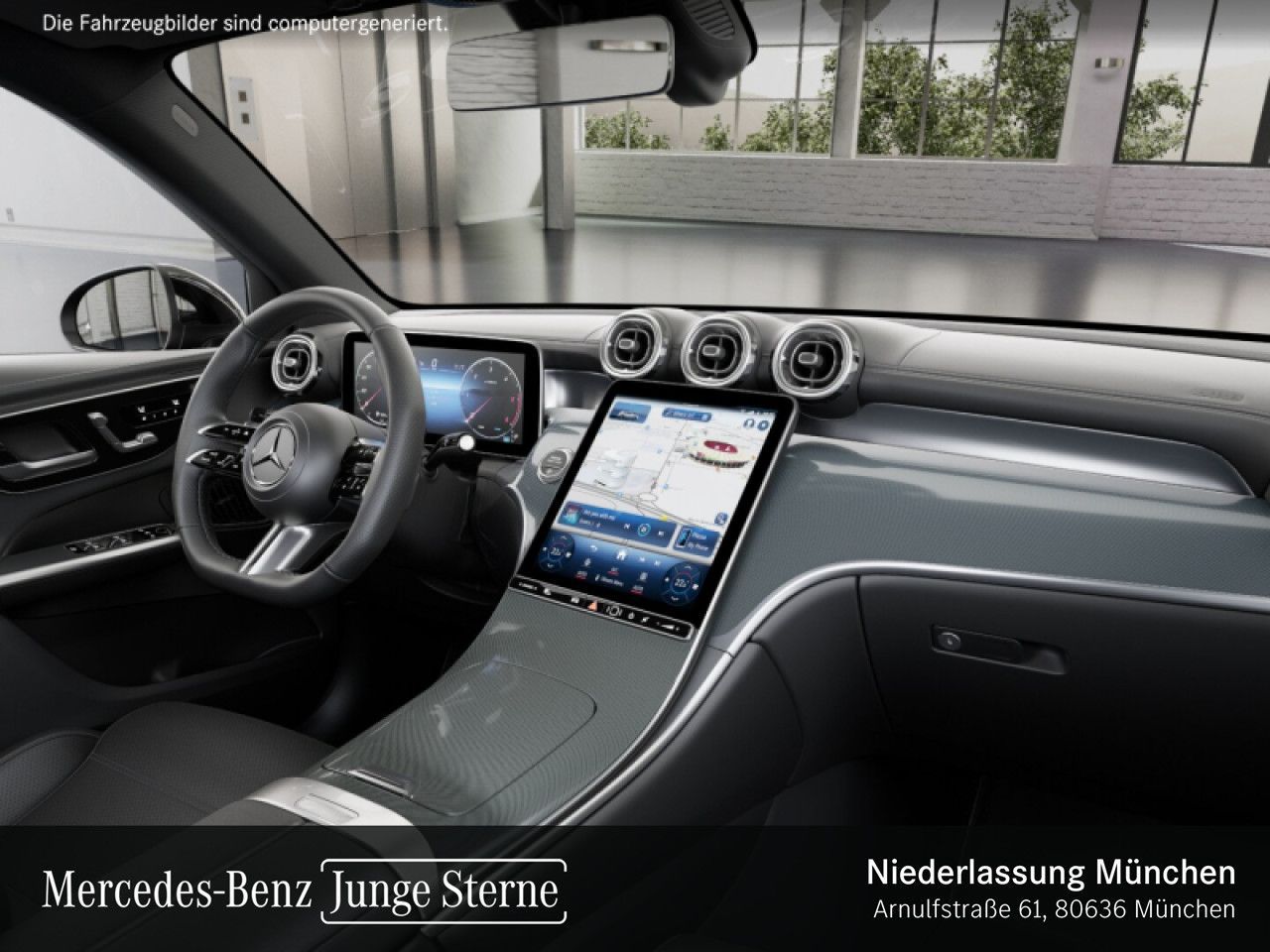 Mercedes-Benz GLC 220 2024 г. Чёрный, пробег 22590 км