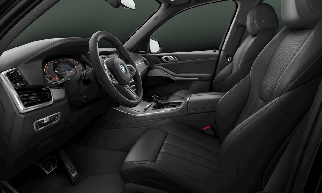 BMW X5 2022 г. Чёрный, пробег 52700 км