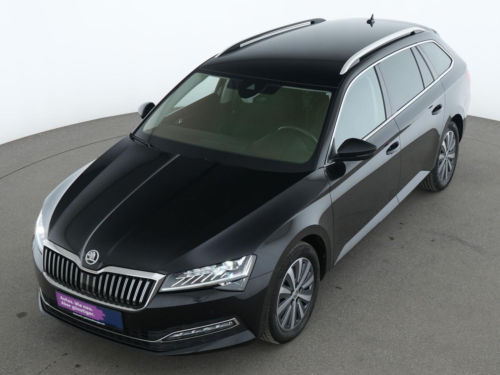 Skoda Superb 2022 г. Чёрный, пробег 55258 км