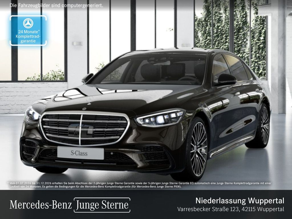 Mercedes-Benz S 400 2022 г. Чёрный, пробег 59656 км