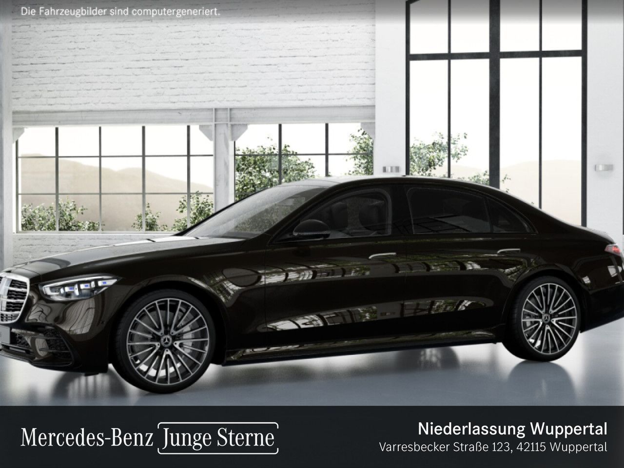 Mercedes-Benz S 400 2022 г. Чёрный, пробег 59656 км