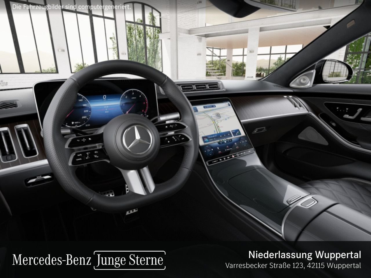 Mercedes-Benz S 400 2022 г. Чёрный, пробег 59656 км