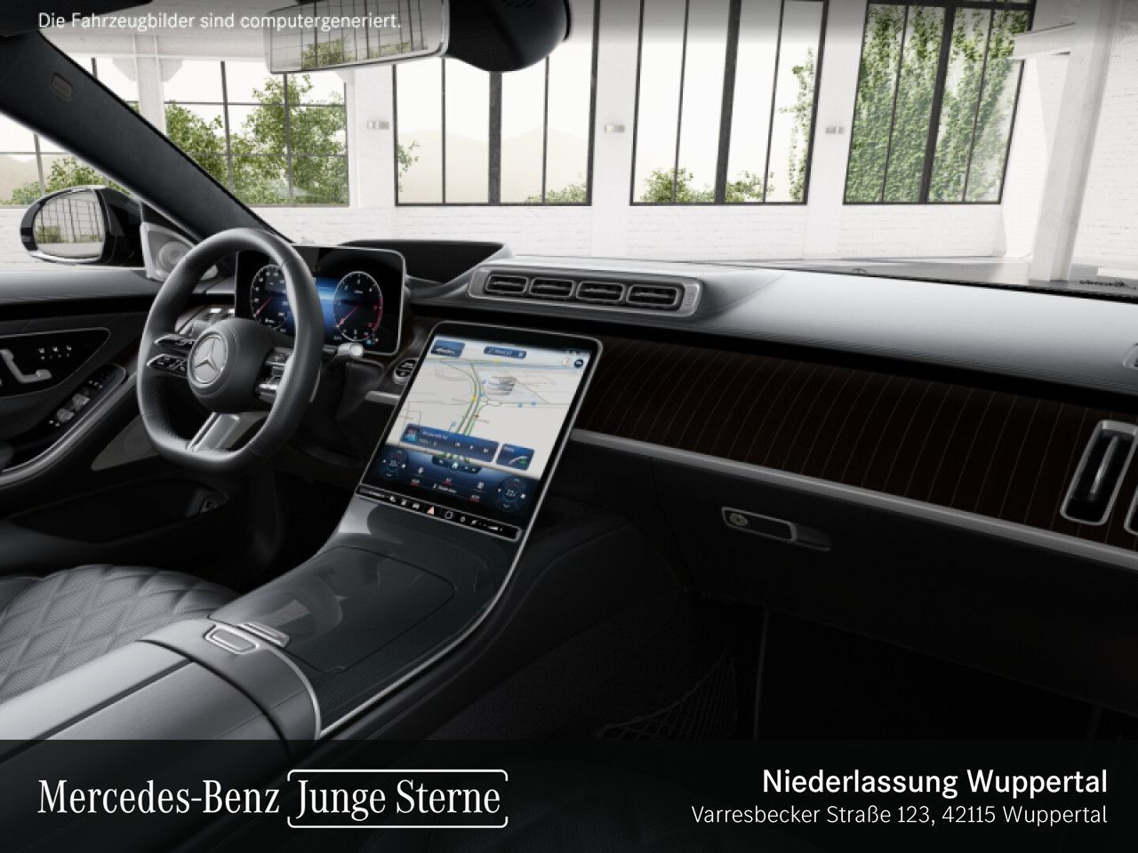 Mercedes-Benz S 400 2022 г. Чёрный, пробег 59656 км