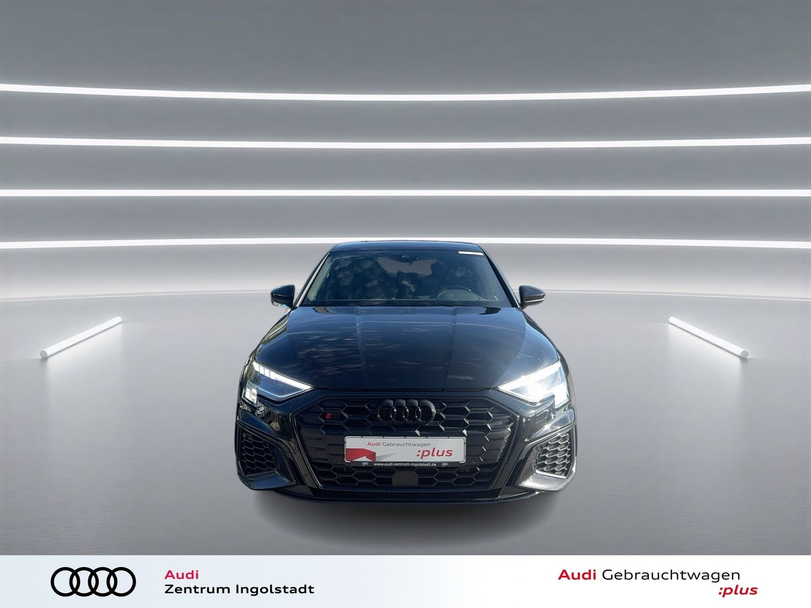 Audi S3 2023 г. Чёрный, пробег 46742 км