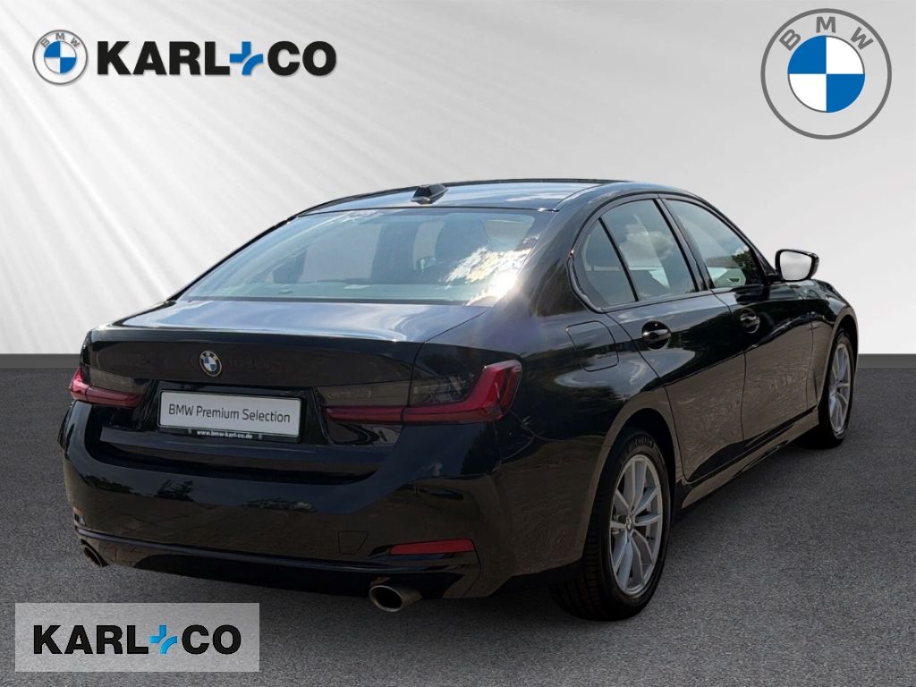 BMW 318 2023 г. Чёрный, пробег 43959 км