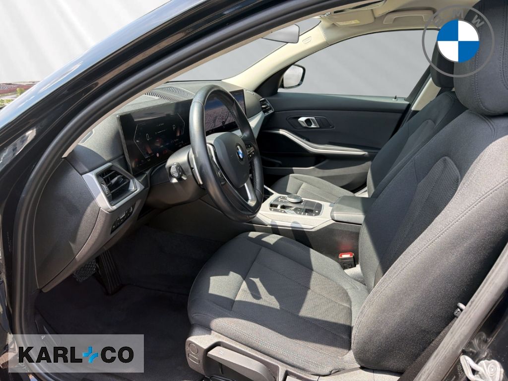 BMW 318 2023 г. Чёрный, пробег 43959 км