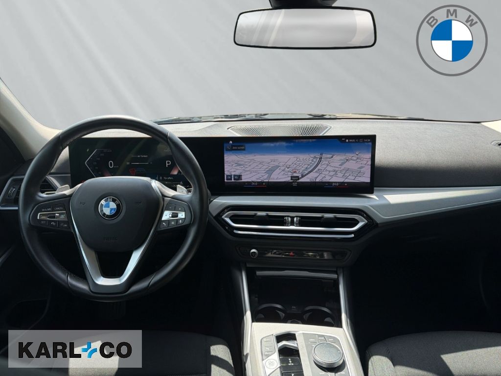 BMW 318 2023 г. Чёрный, пробег 43959 км