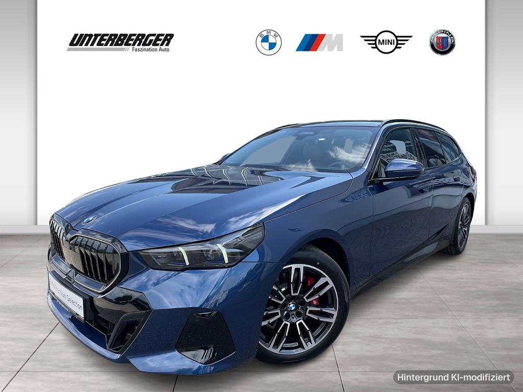 BMW 520 2025 г. Синий, пробег 380 км