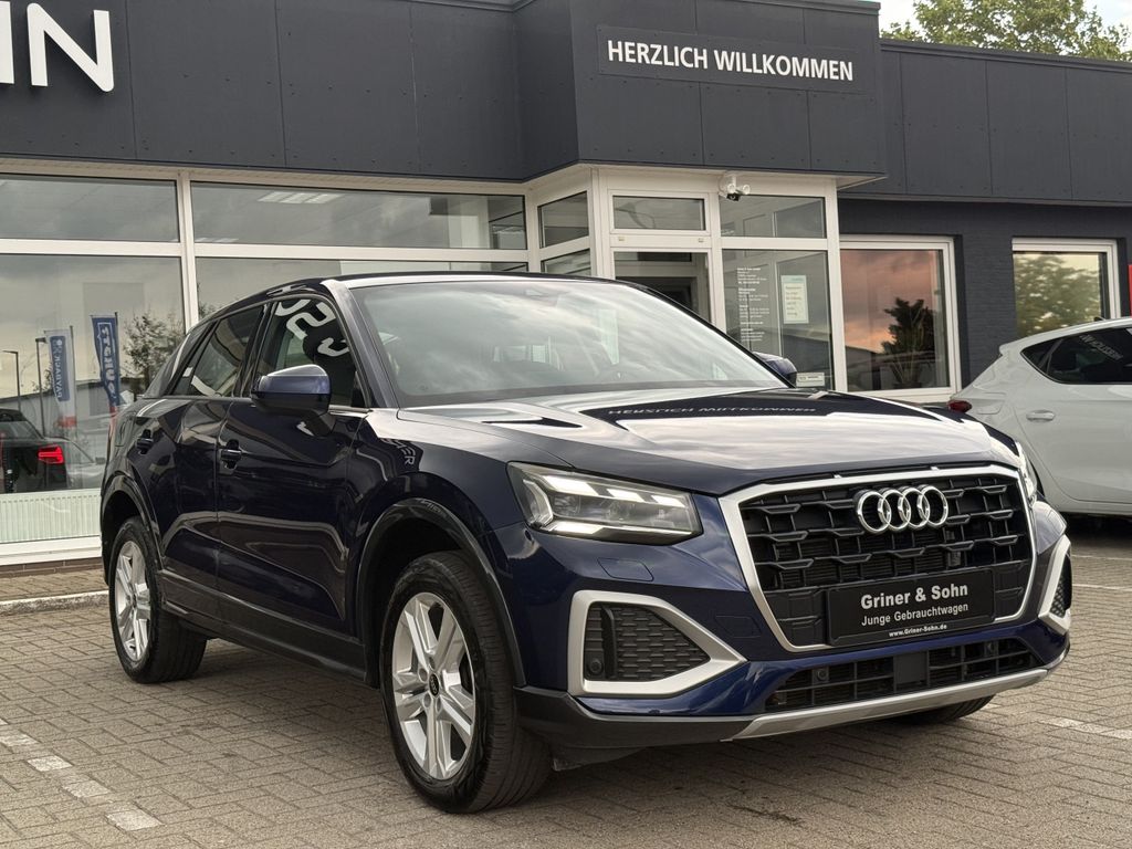 Audi Q2 2023 г. Синий, пробег 45602 км