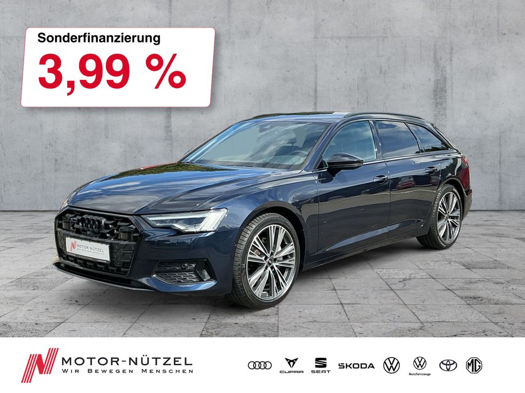 Audi A6 2023 г. Синий, пробег 41232 км