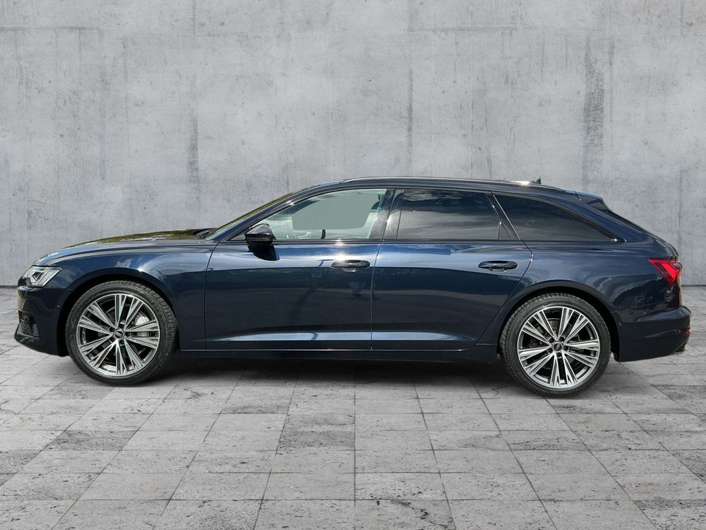 Audi A6 2023 г. Синий, пробег 41232 км