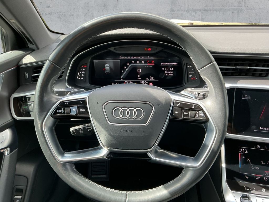 Audi A6 2023 г. Синий, пробег 41232 км