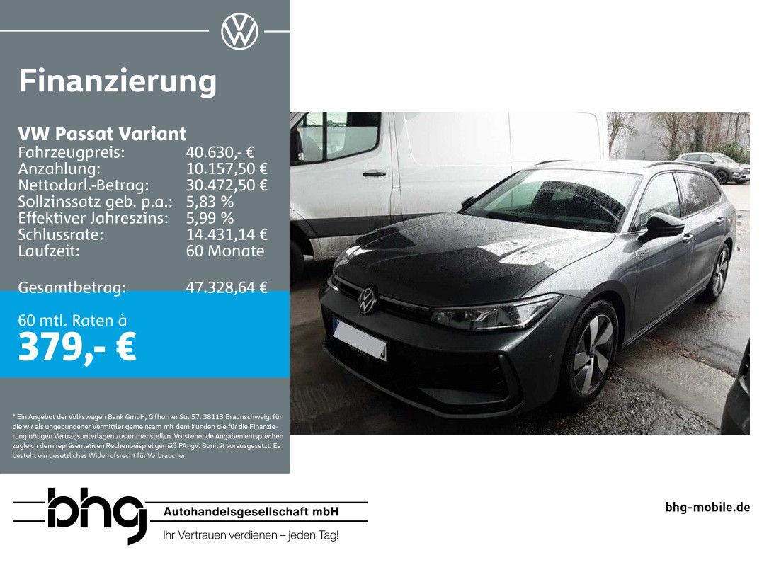 Volkswagen PASSAT VARIANT 2026 г. Серый, пробег 24720 км