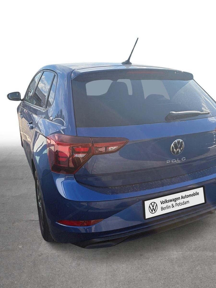 Volkswagen Polo 2023 г. Синий, пробег 35500 км
