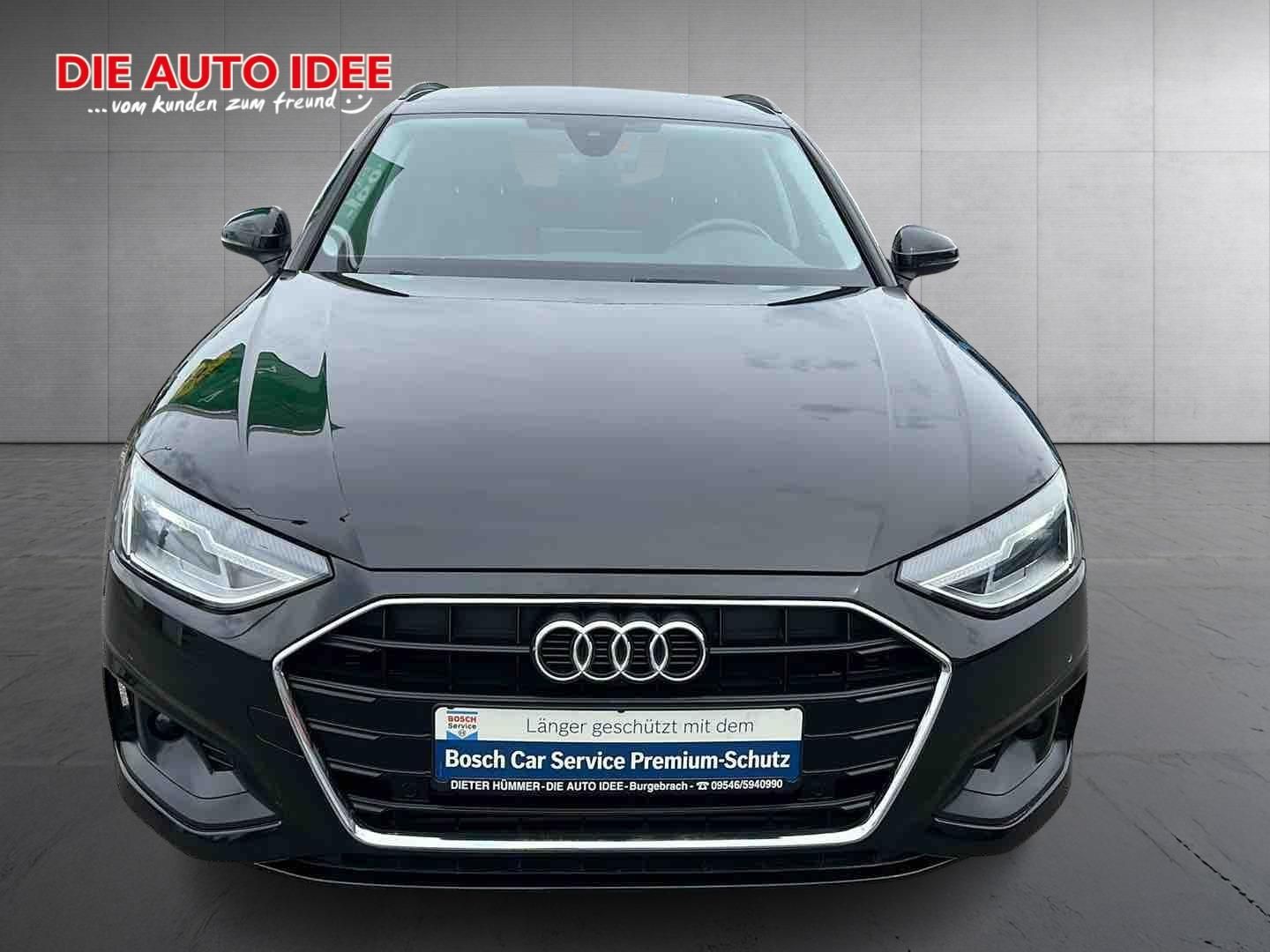 Audi A4 2022 г. Чёрный, пробег 45550 км