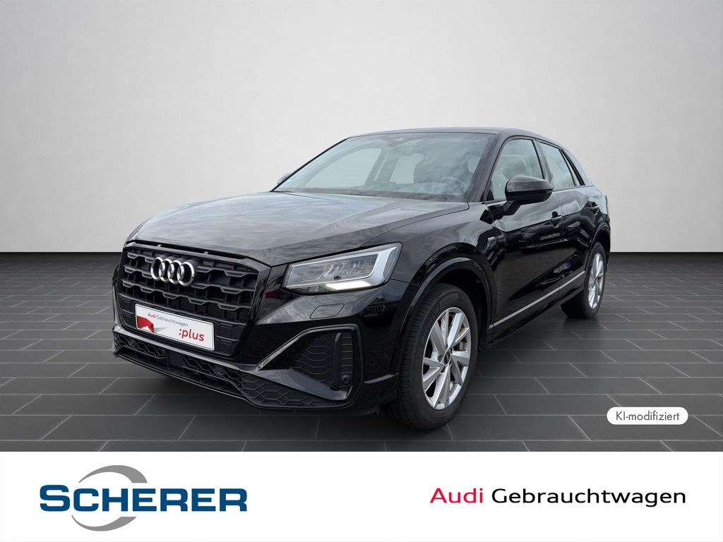 Audi Q2 2022 г. Чёрный, пробег 53708 км