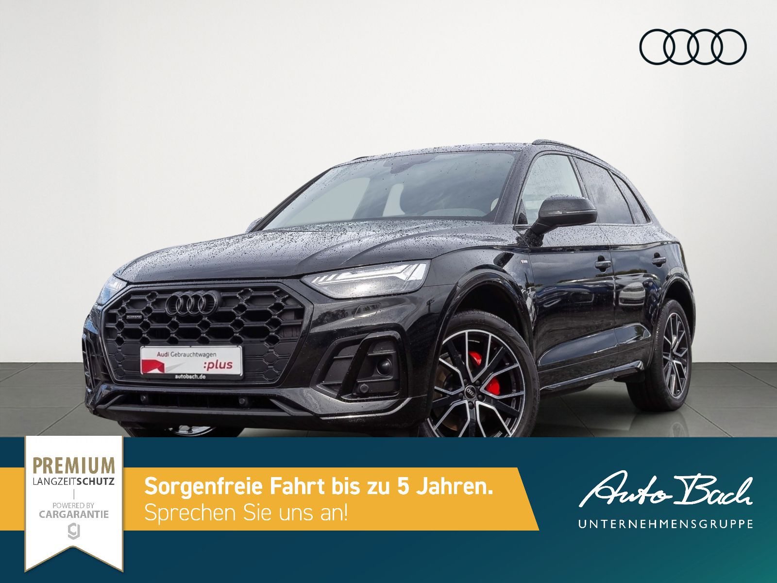 Audi Q5 2023 г. Чёрный, пробег 56280 км