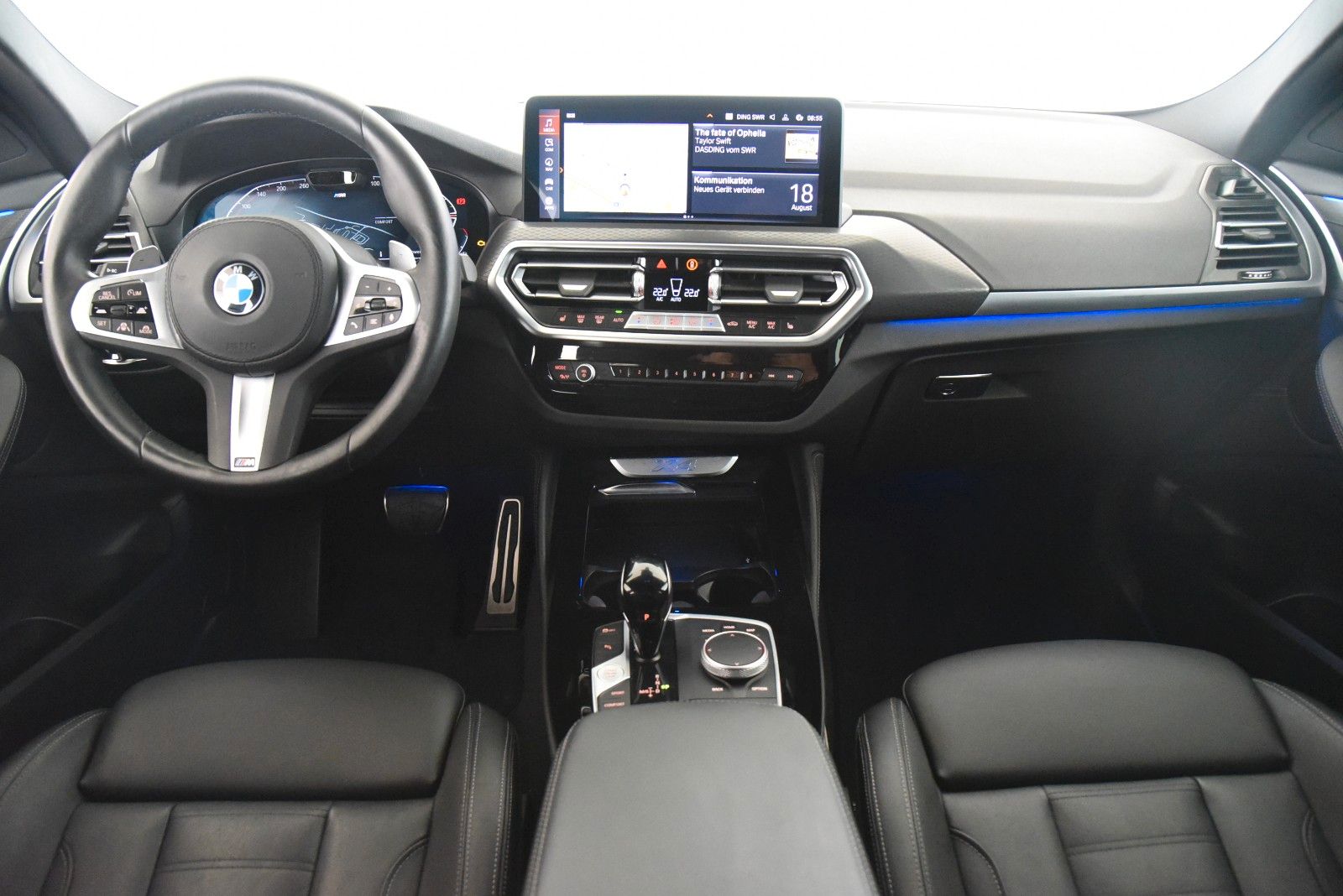 BMW X4 2025 г. Чёрный, пробег 45500 км
