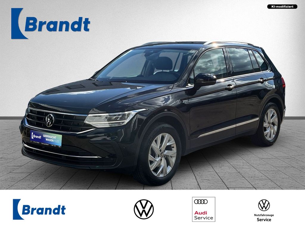 Volkswagen Tiguan 2023 г. Чёрный, пробег 52200 км