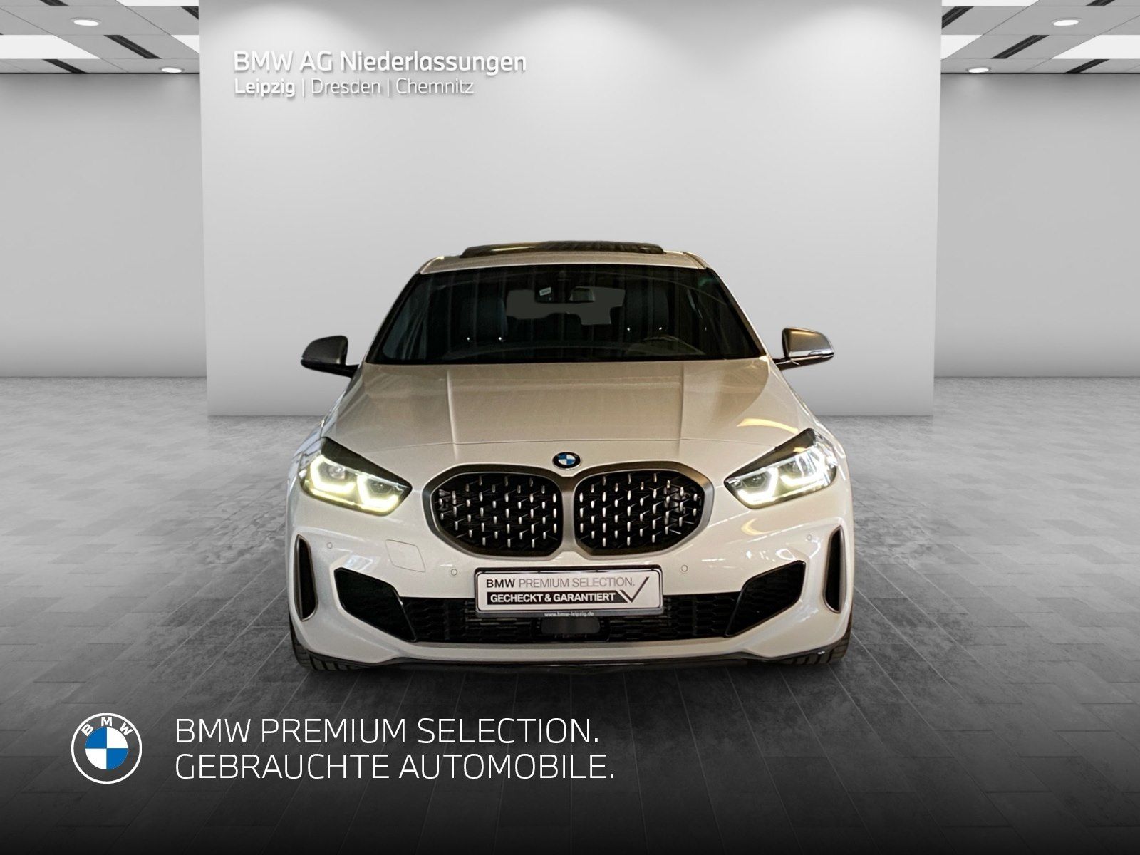 BMW M135 2021 г. Белый, пробег 48283 км