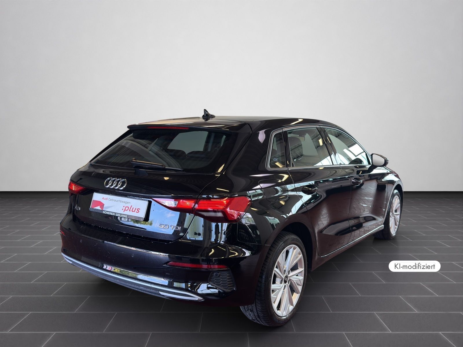 Audi A3 2022 г. Чёрный, пробег 55100 км