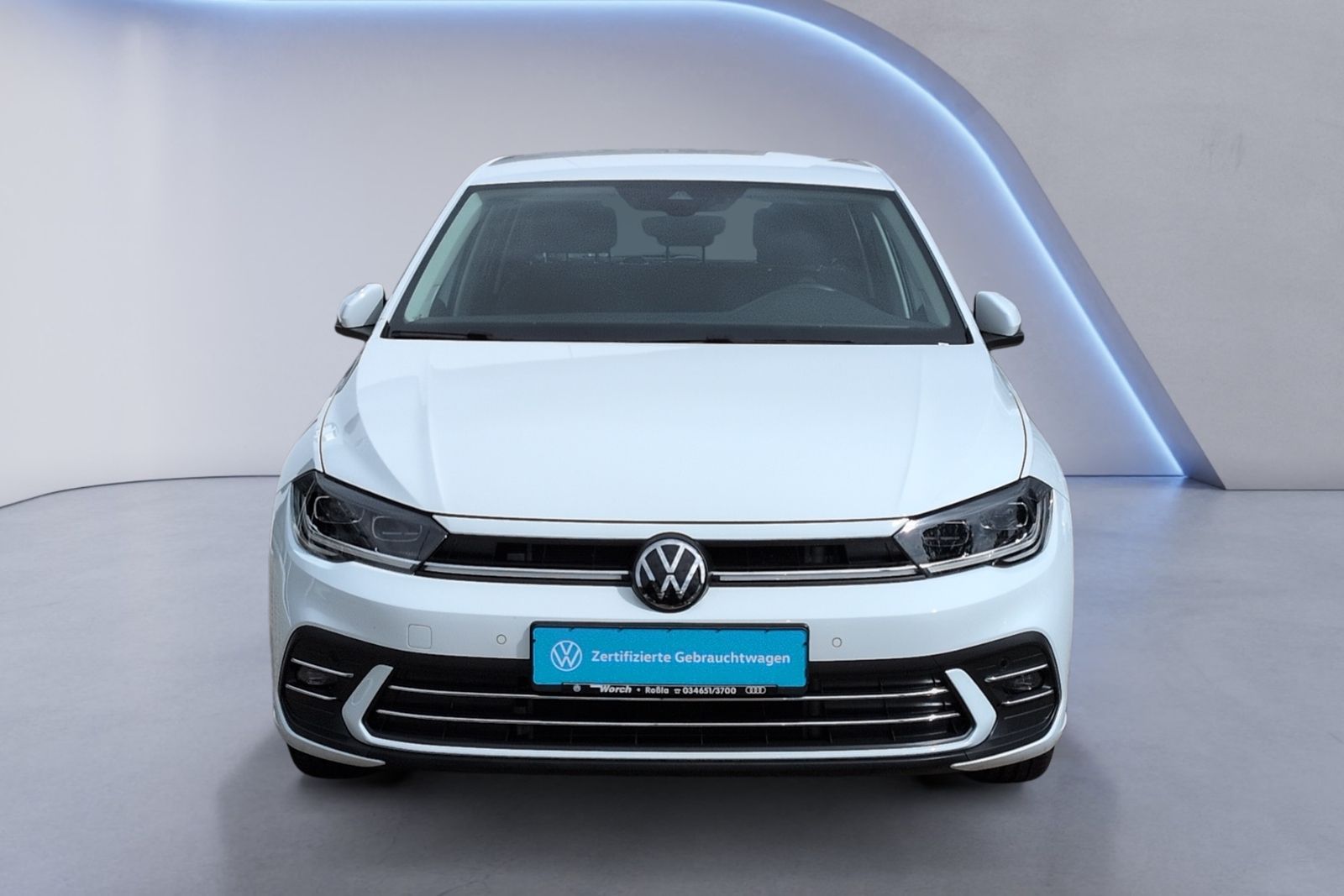 Volkswagen Polo 2022 г. Белый, пробег 18908 км