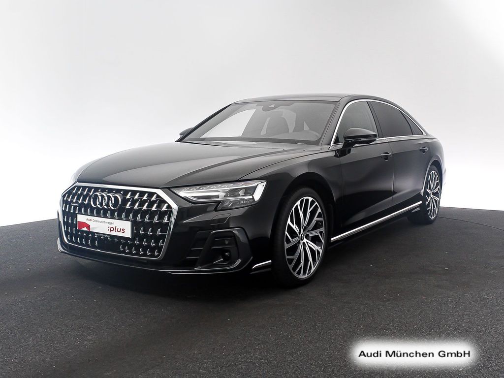 Audi A8 2023 г. Чёрный, пробег 46672 км