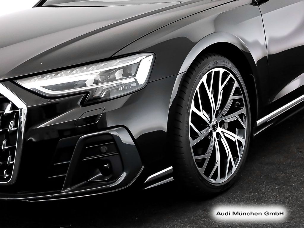 Audi A8 2023 г. Чёрный, пробег 46672 км