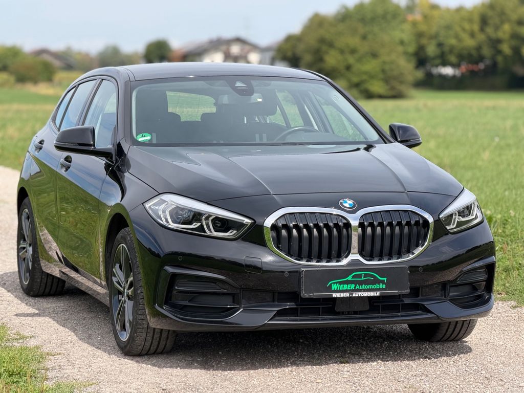 BMW 118 2022 г. Чёрный, пробег 51000 км