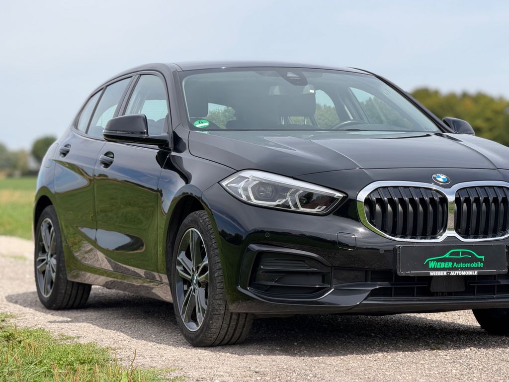 BMW 118 2022 г. Чёрный, пробег 51000 км