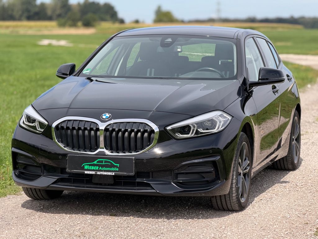 BMW 118 2022 г. Чёрный, пробег 51000 км