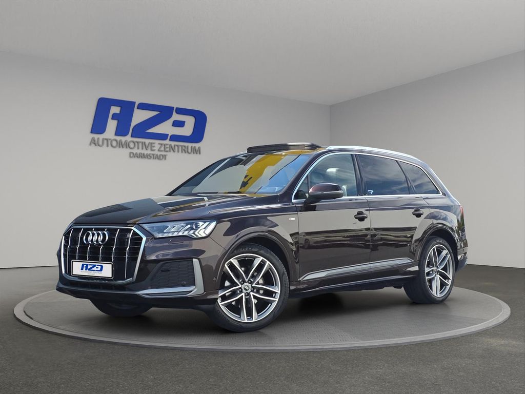 Audi Q7 2022 г. Коричневый, пробег 53000 км