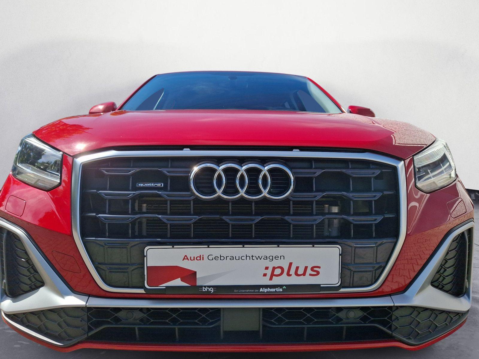 Audi Q2 2022 г. Красный, пробег 46473 км