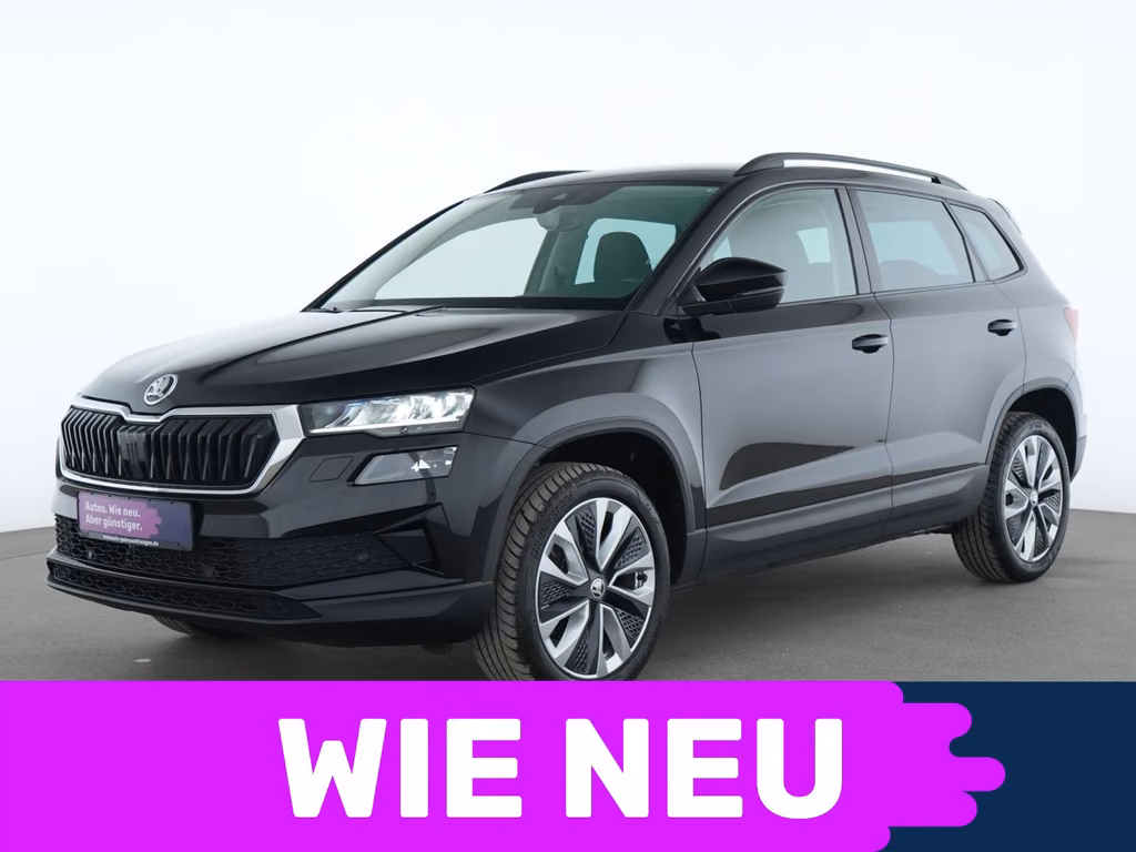 Skoda Karoq 2024 г. Чёрный, пробег 49130 км