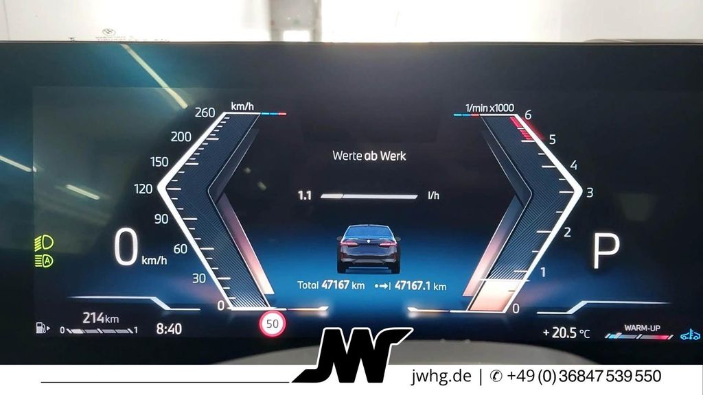 BMW 520 2024 г. Чёрный, пробег 47200 км