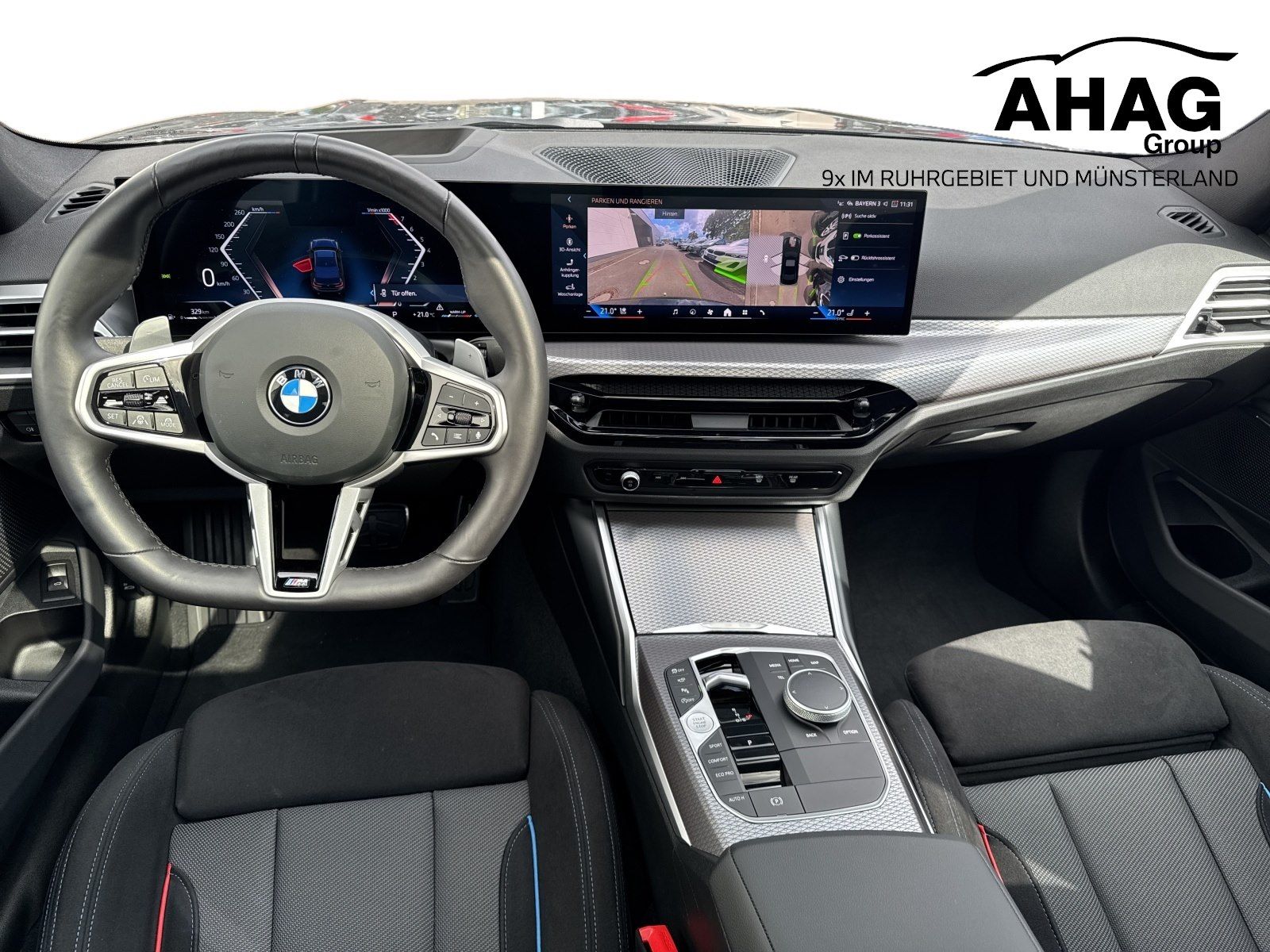 BMW 330 2025 г. Чёрный, пробег 15496 км