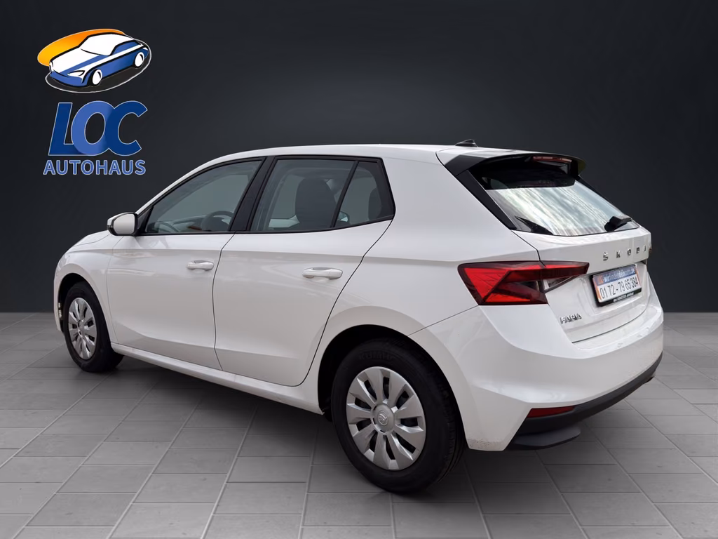 Skoda Fabia 2023 г. Белый, пробег 37034 км