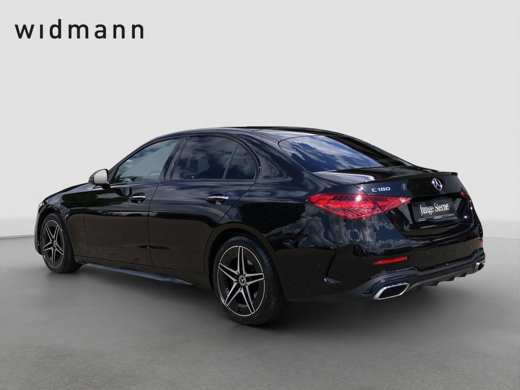 Mercedes-Benz C 180 2023 г. Чёрный, пробег 22294 км