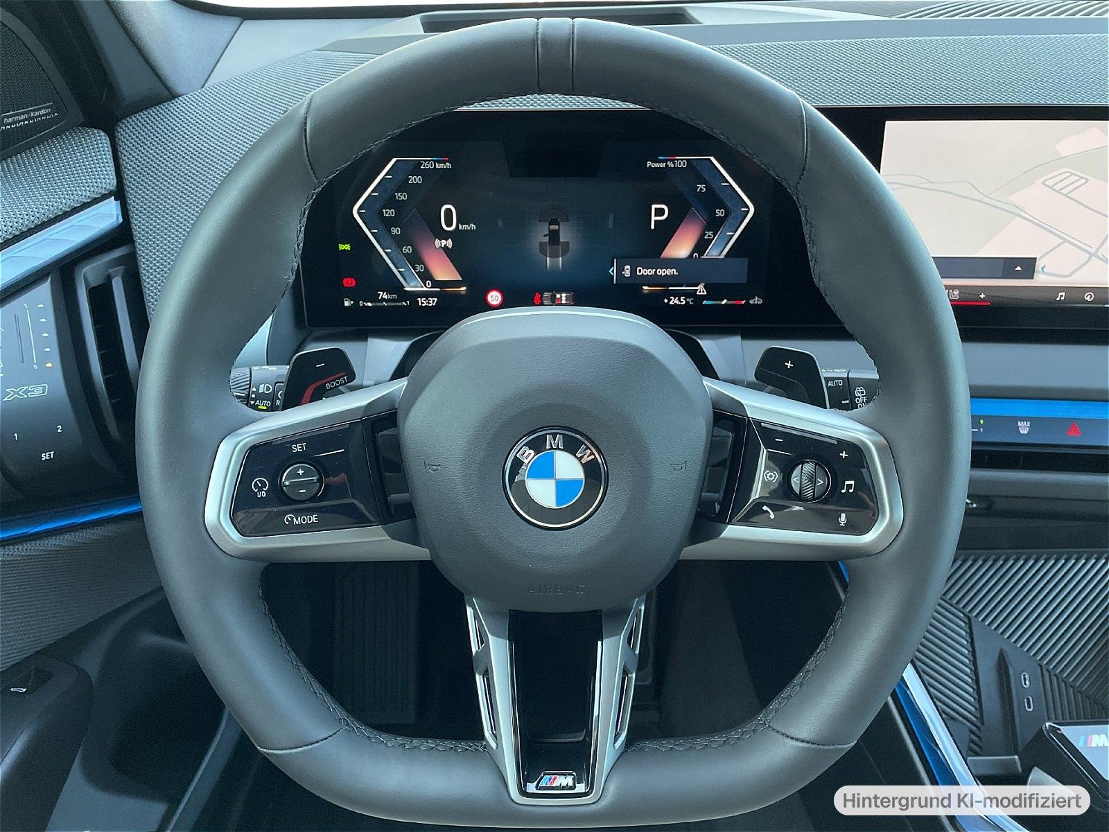 BMW X3 2025 г. Чёрный, пробег 6545 км