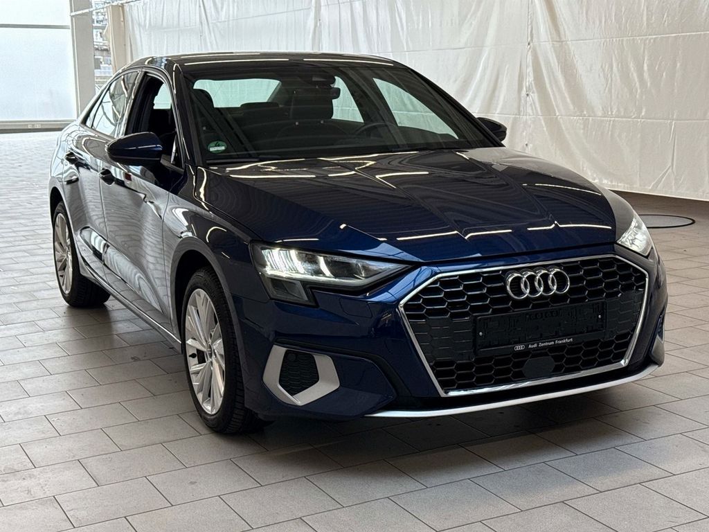 Audi A3 2022 г. Синий, пробег 57000 км