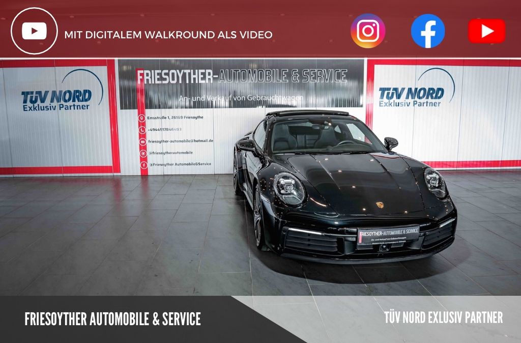 Porsche 992 2021 г. Чёрный, пробег 32450 км