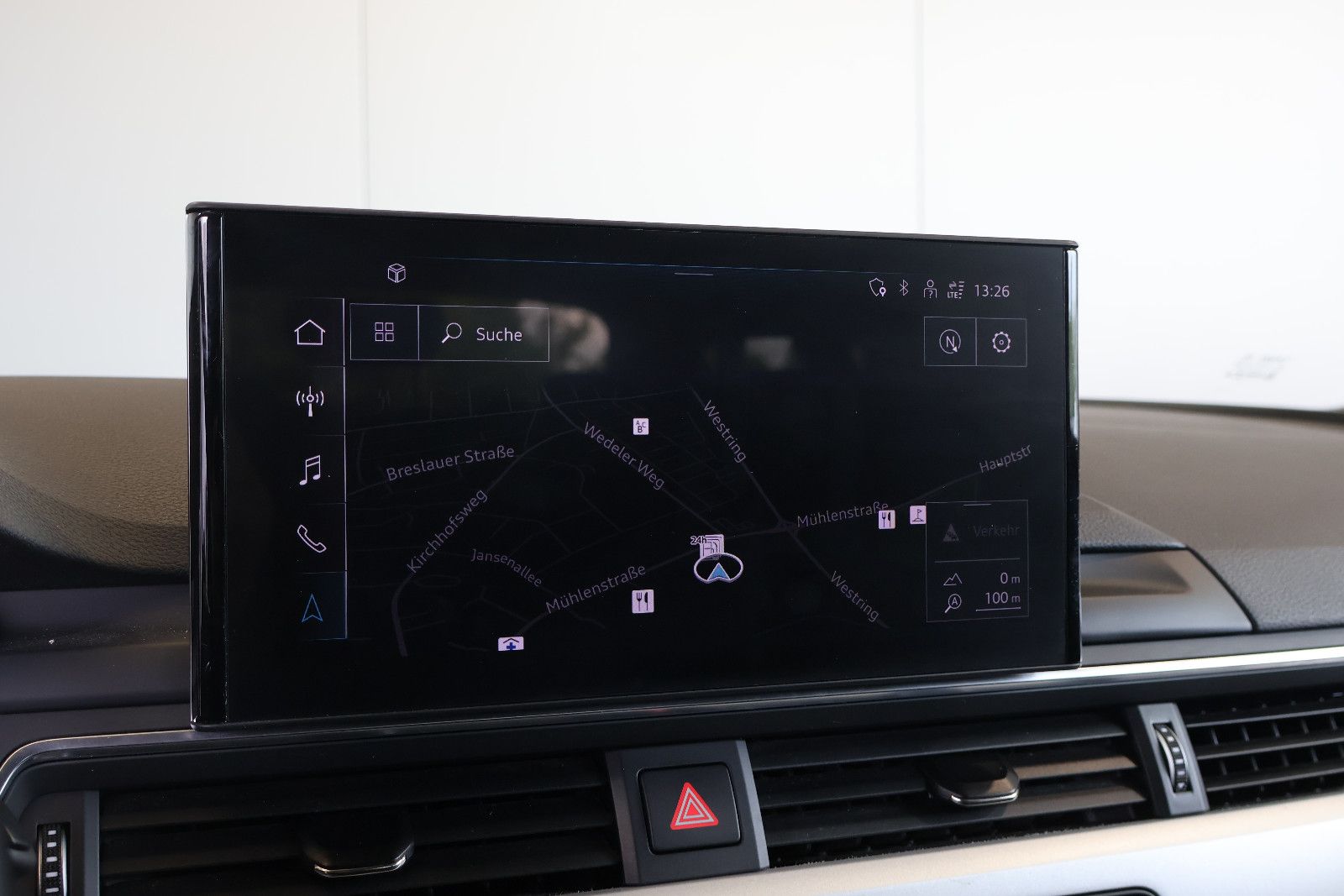 Audi A4 2022 г. Чёрный, пробег 52150 км